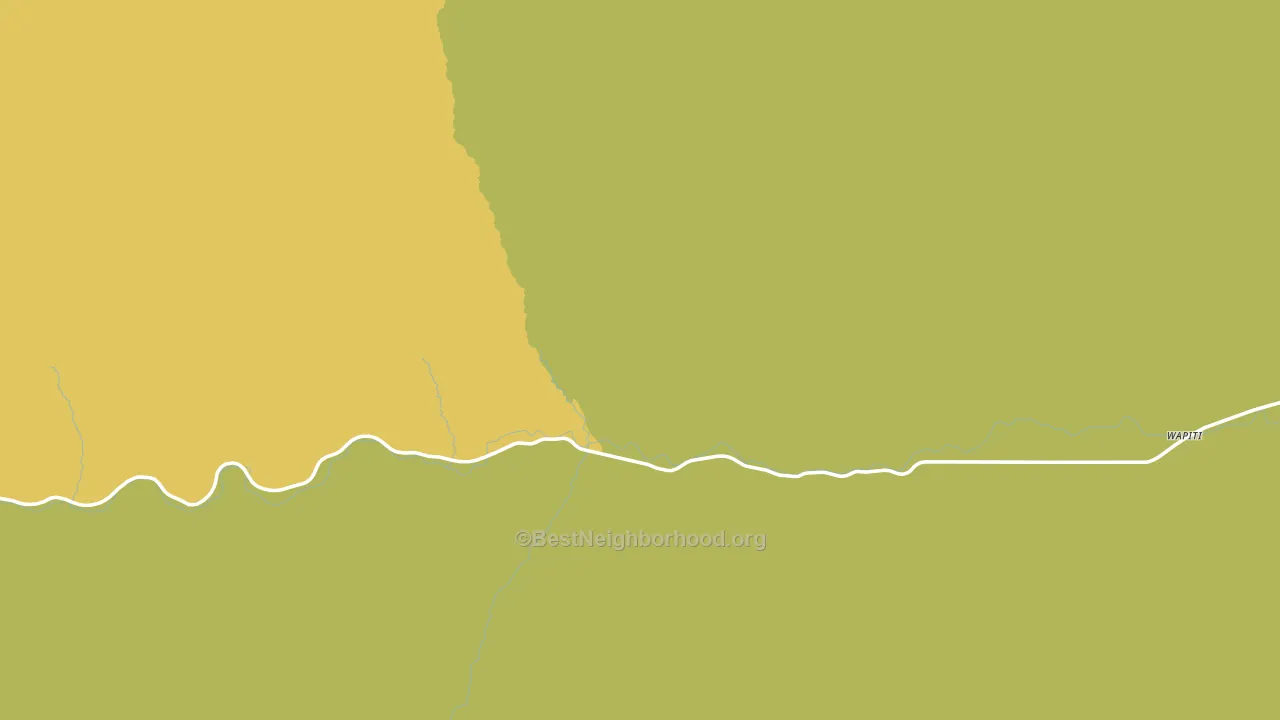 Pahaska Tepee, WY block-group voter-turnout map