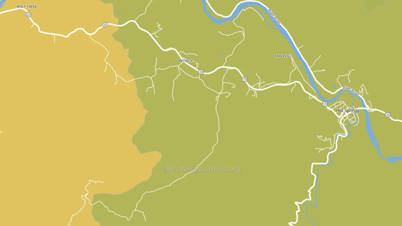 Paint Rock, NC block-group voter-turnout map
