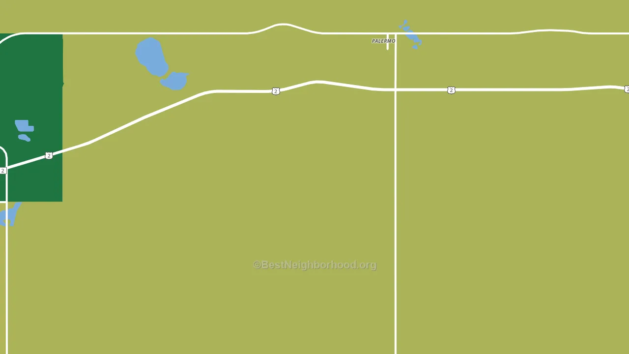 Palermo, ND block-group voter-turnout map