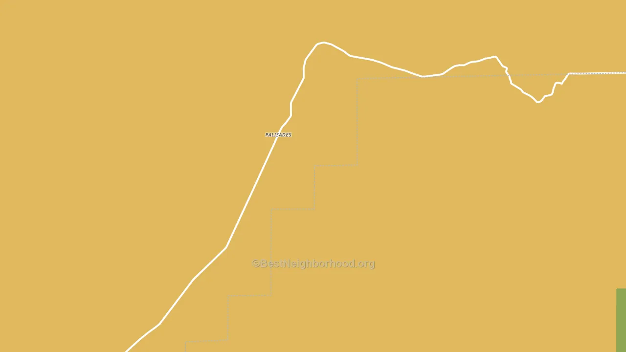 Palisades, WA block-group voter-turnout map