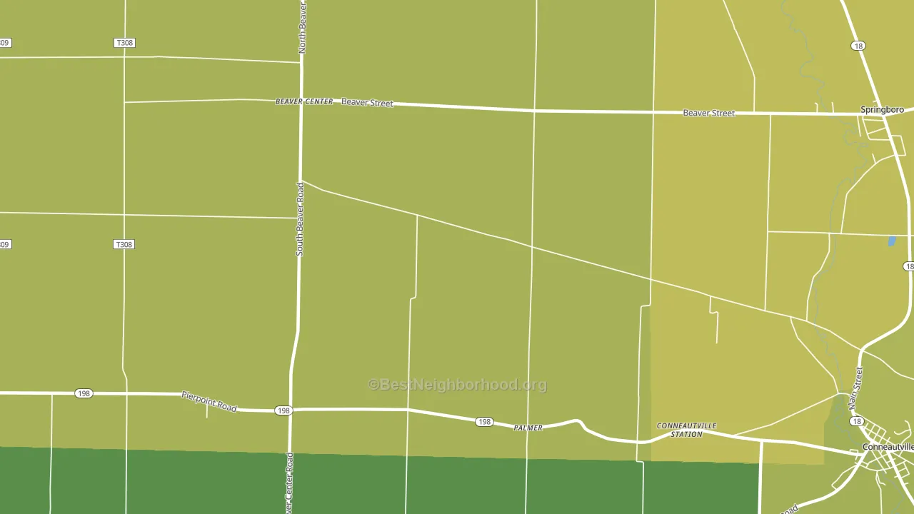 Palmer, PA block-group voter-turnout map