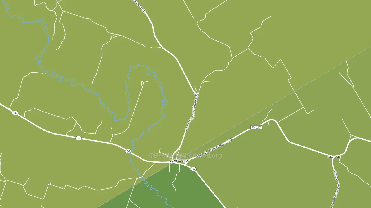Pancake, TX block-group voter-turnout map