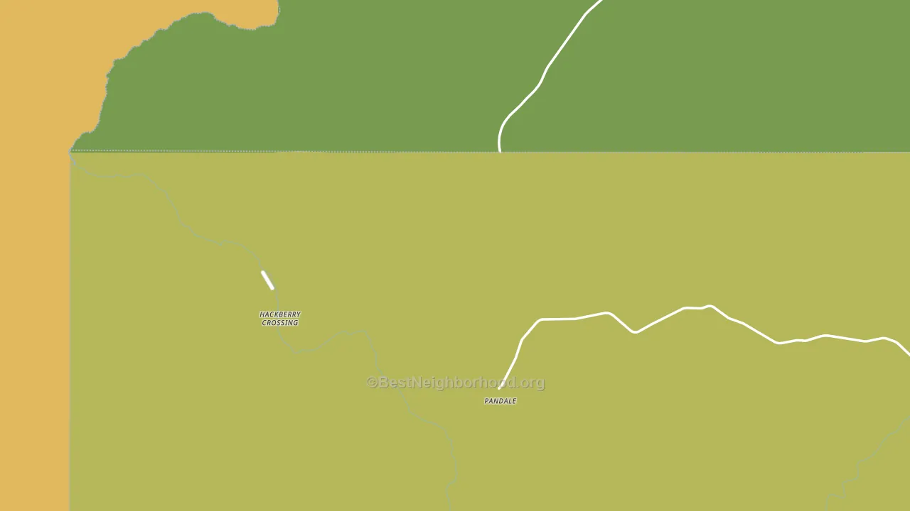 Pandale, TX block-group voter-turnout map