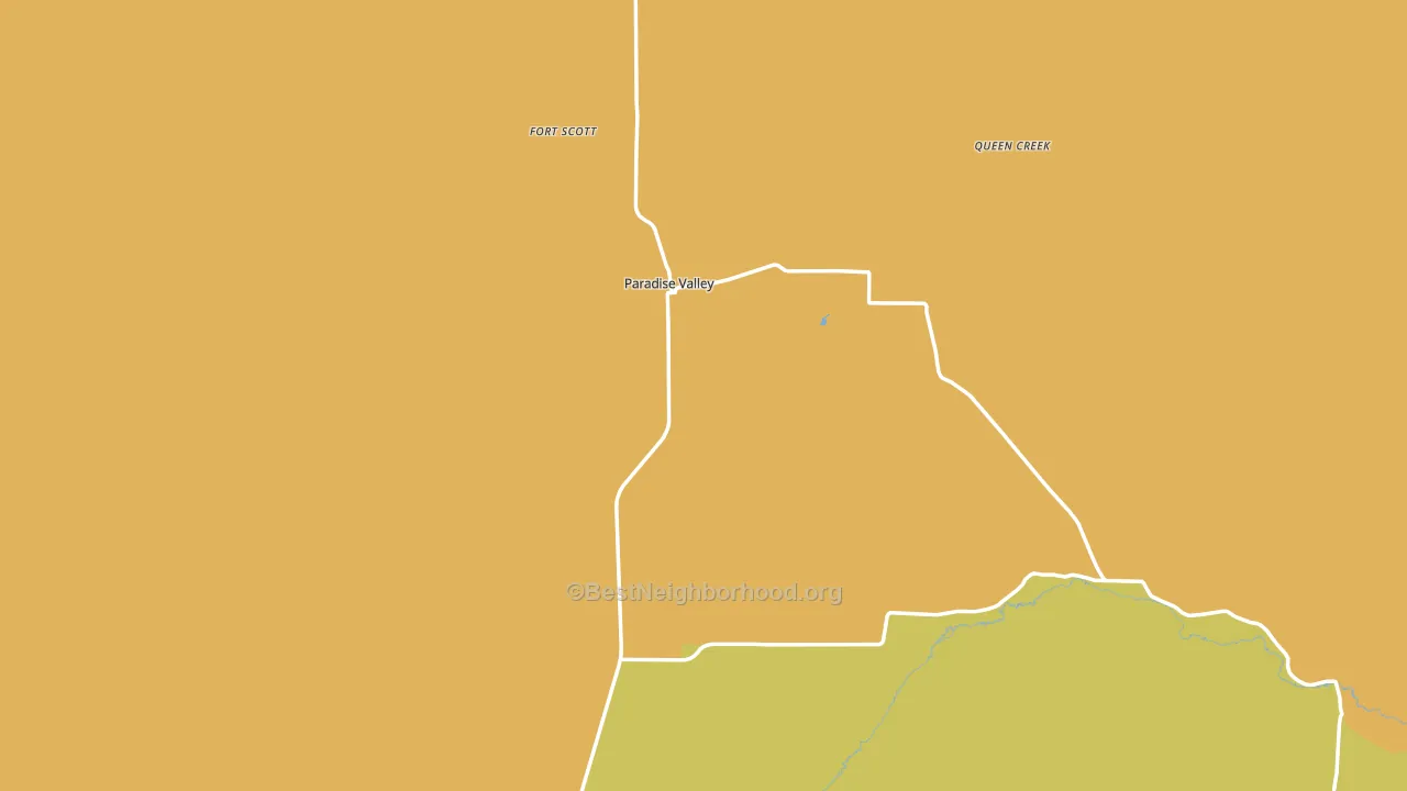 Paradise Valley, NV block-group voter-turnout map