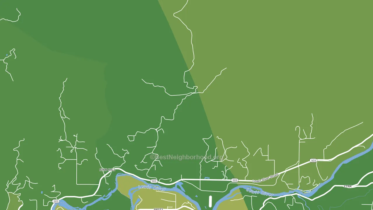 Paradise, WA block-group voter-turnout map