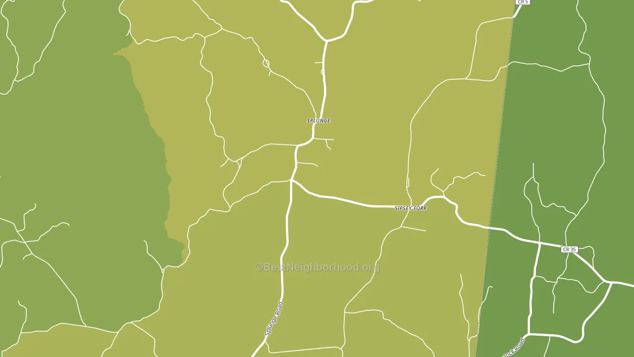 Parham, MS block-group voter-turnout map
