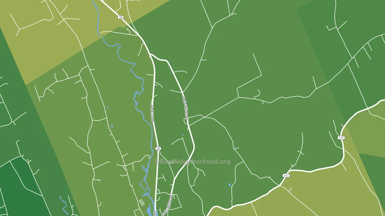 Paris, ME block-group voter-turnout map