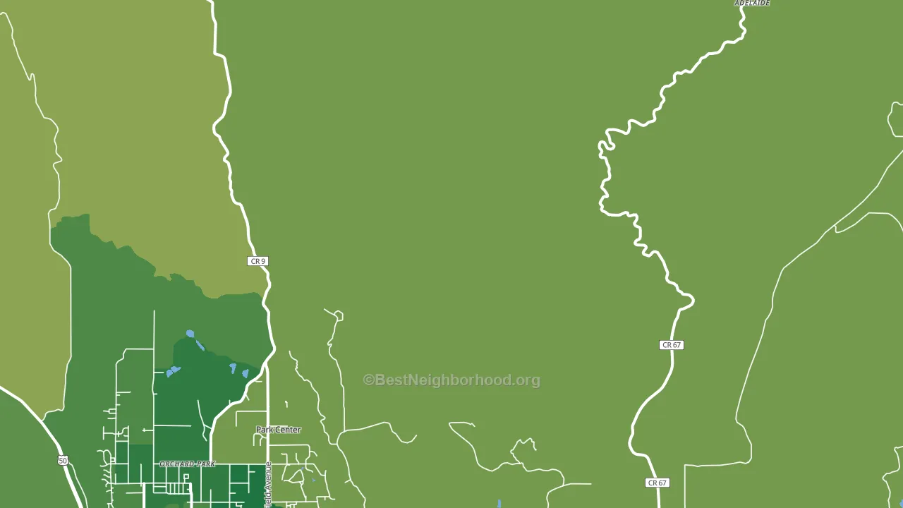 Park Center, CO block-group voter-turnout map