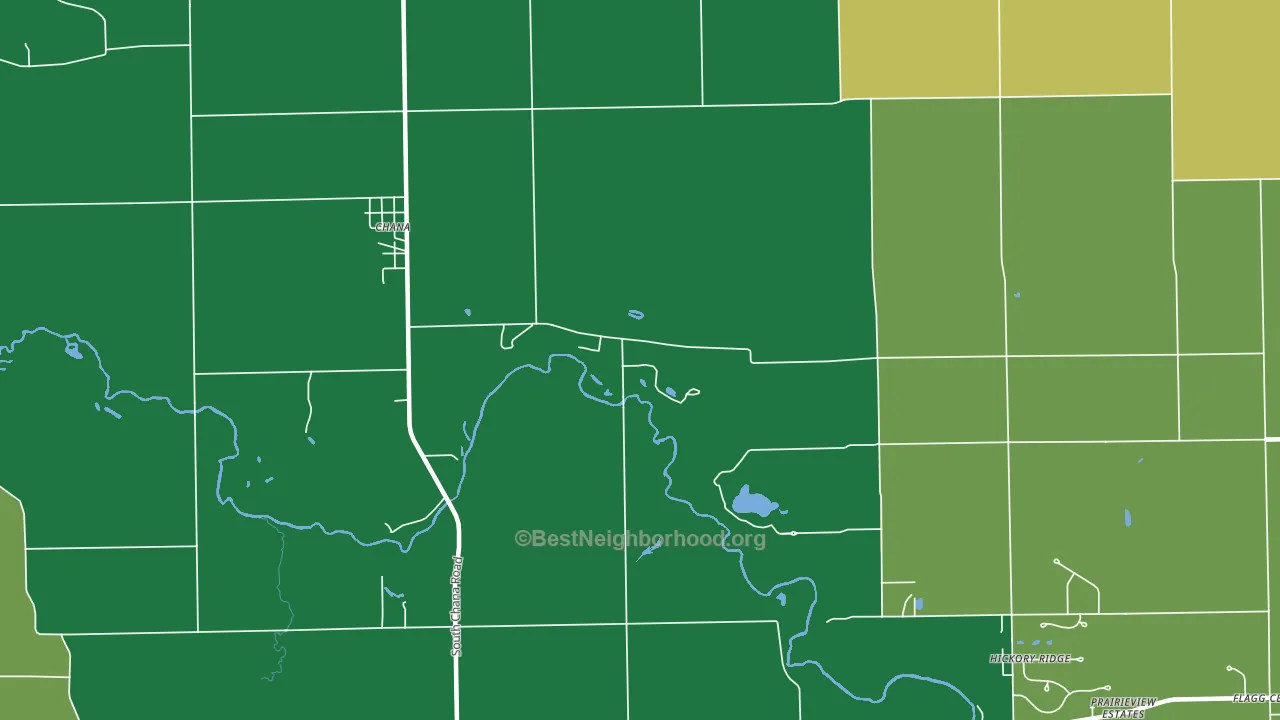 Paynes Point, IL block-group voter-turnout map