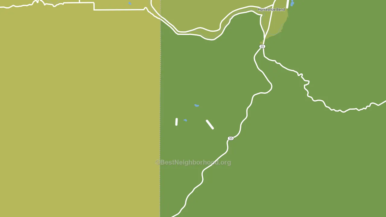 Pearl, ID block-group voter-turnout map