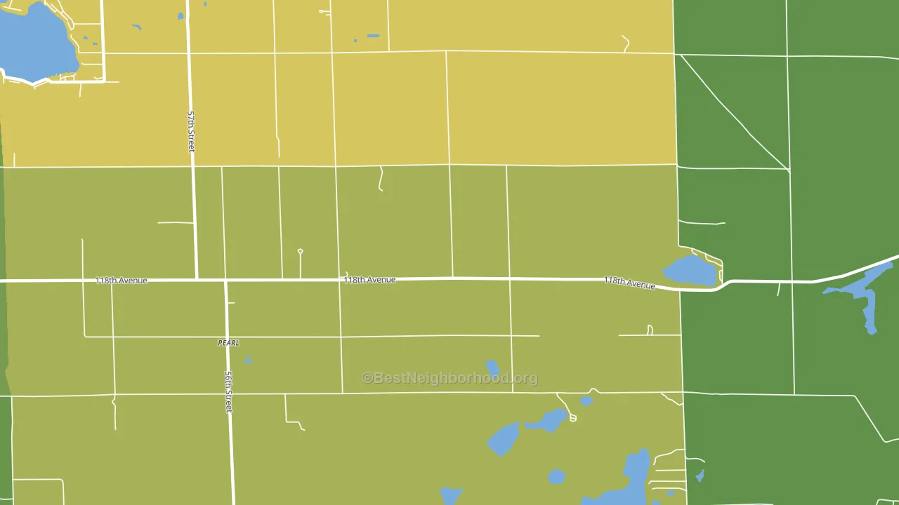 Pearl, MI block-group voter-turnout map