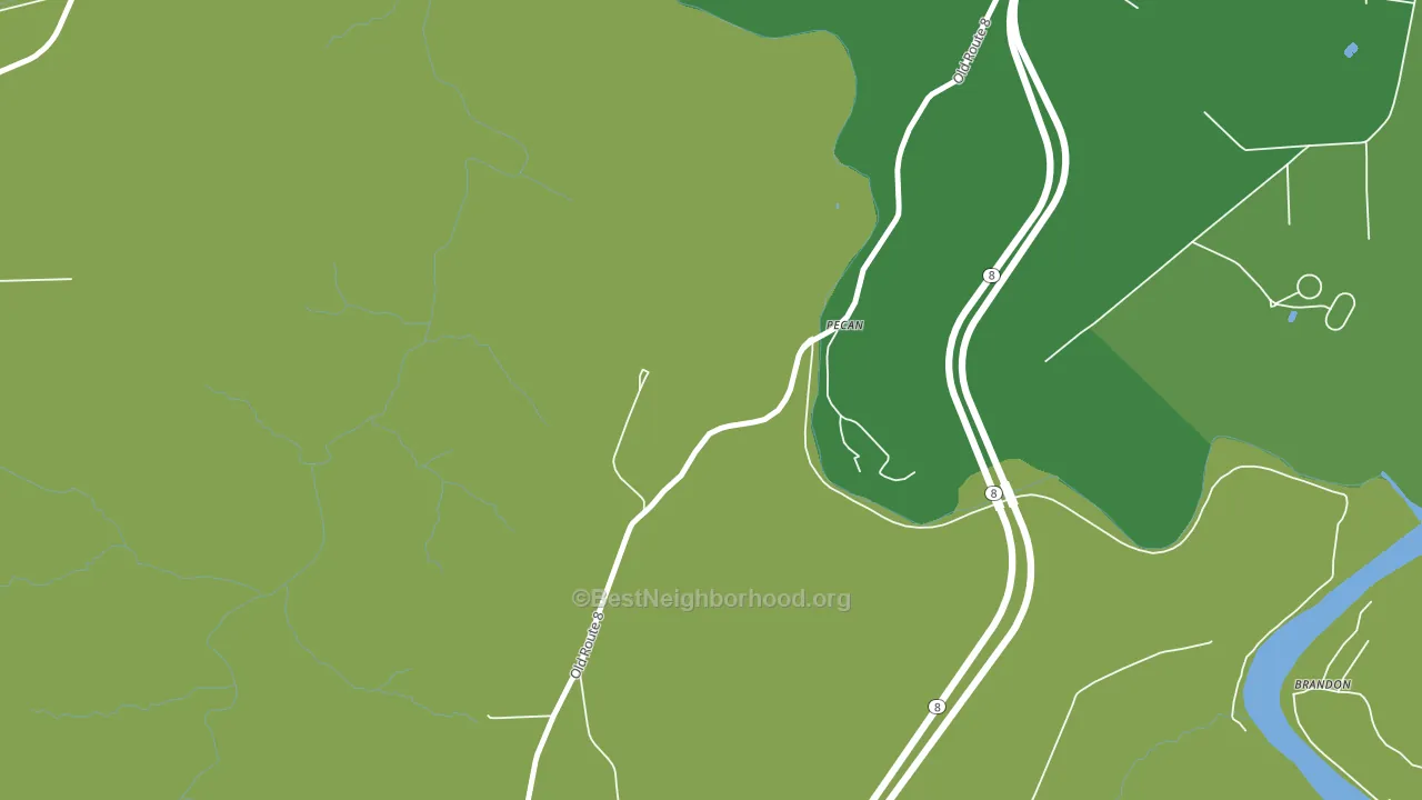Pecan, PA block-group voter-turnout map