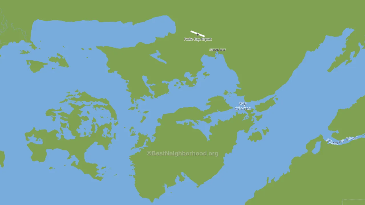 Pedro Bay, AK block-group voter-turnout map