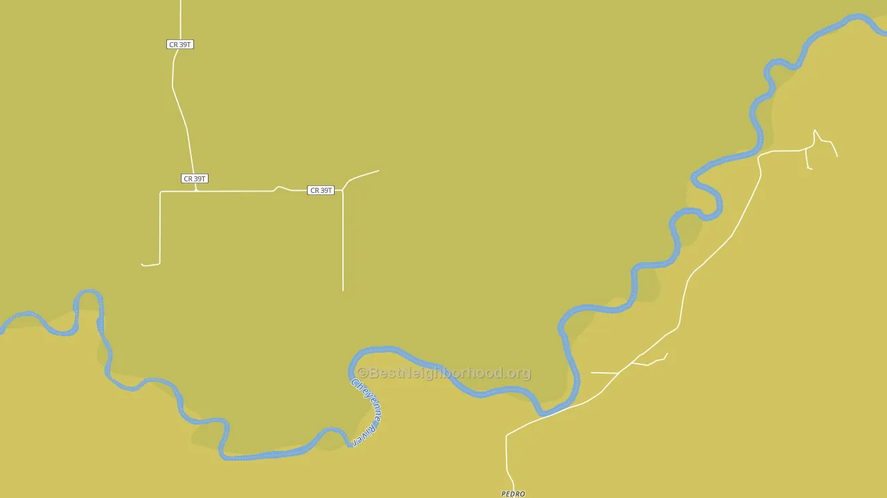 Pedro, SD block-group voter-turnout map