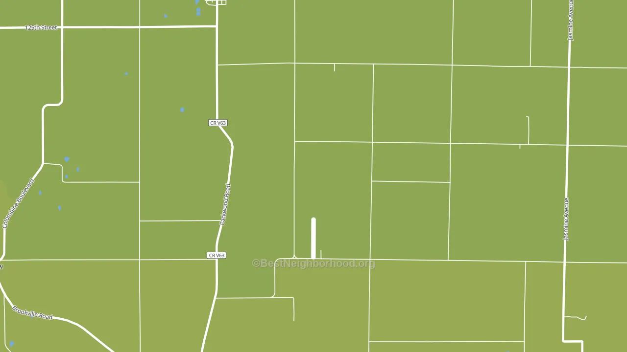 Pekin, IA block-group voter-turnout map