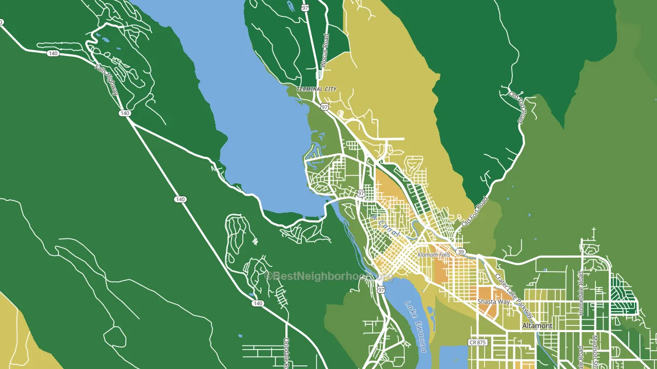 Pelican City, OR block-group voter-turnout map