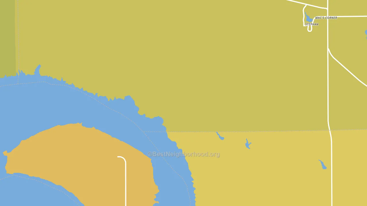 Peno, SD block-group voter-turnout map