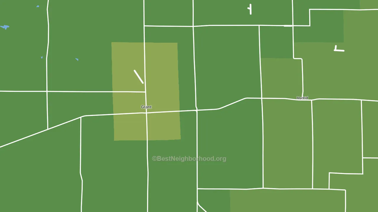 Perkins County, NE block-group voter-turnout map