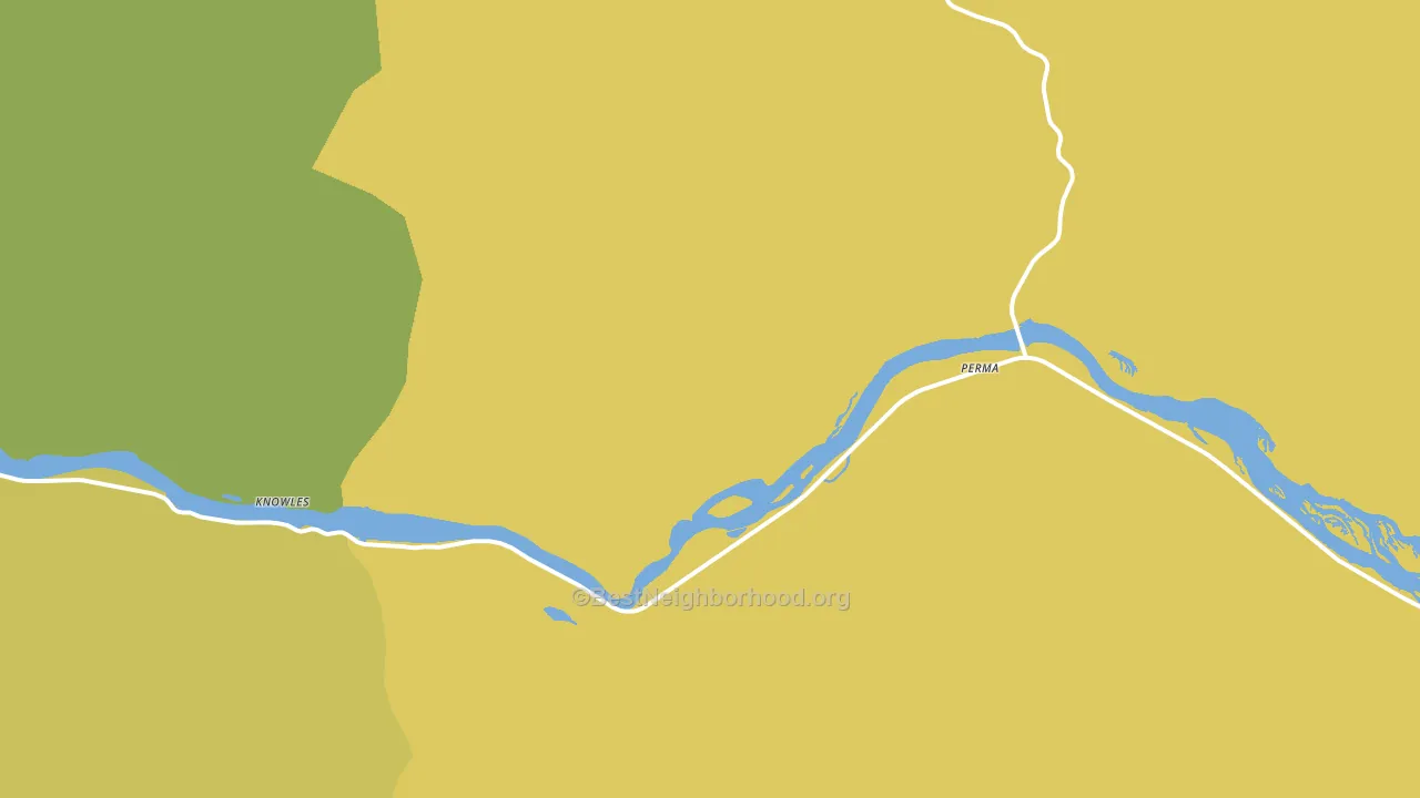 Perma, MT block-group voter-turnout map