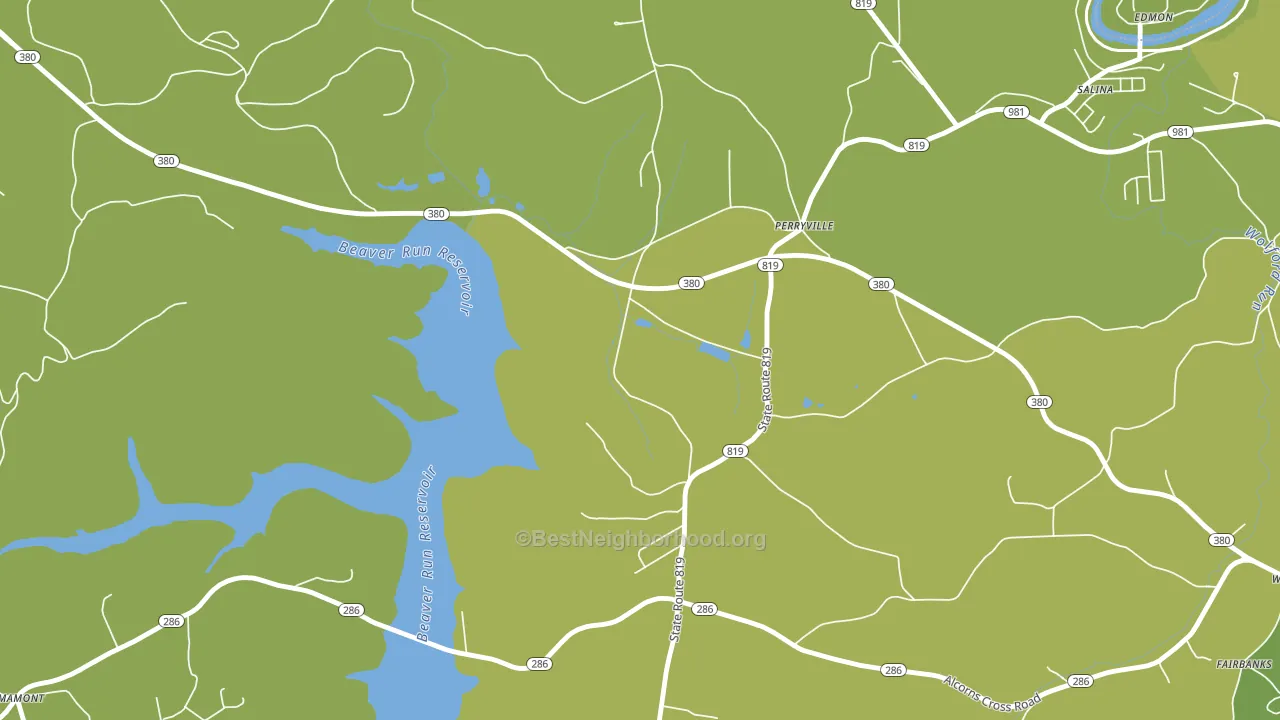 Perryville, PA block-group voter-turnout map