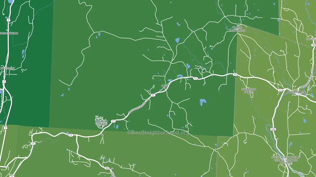Peru, VT block-group voter-turnout map