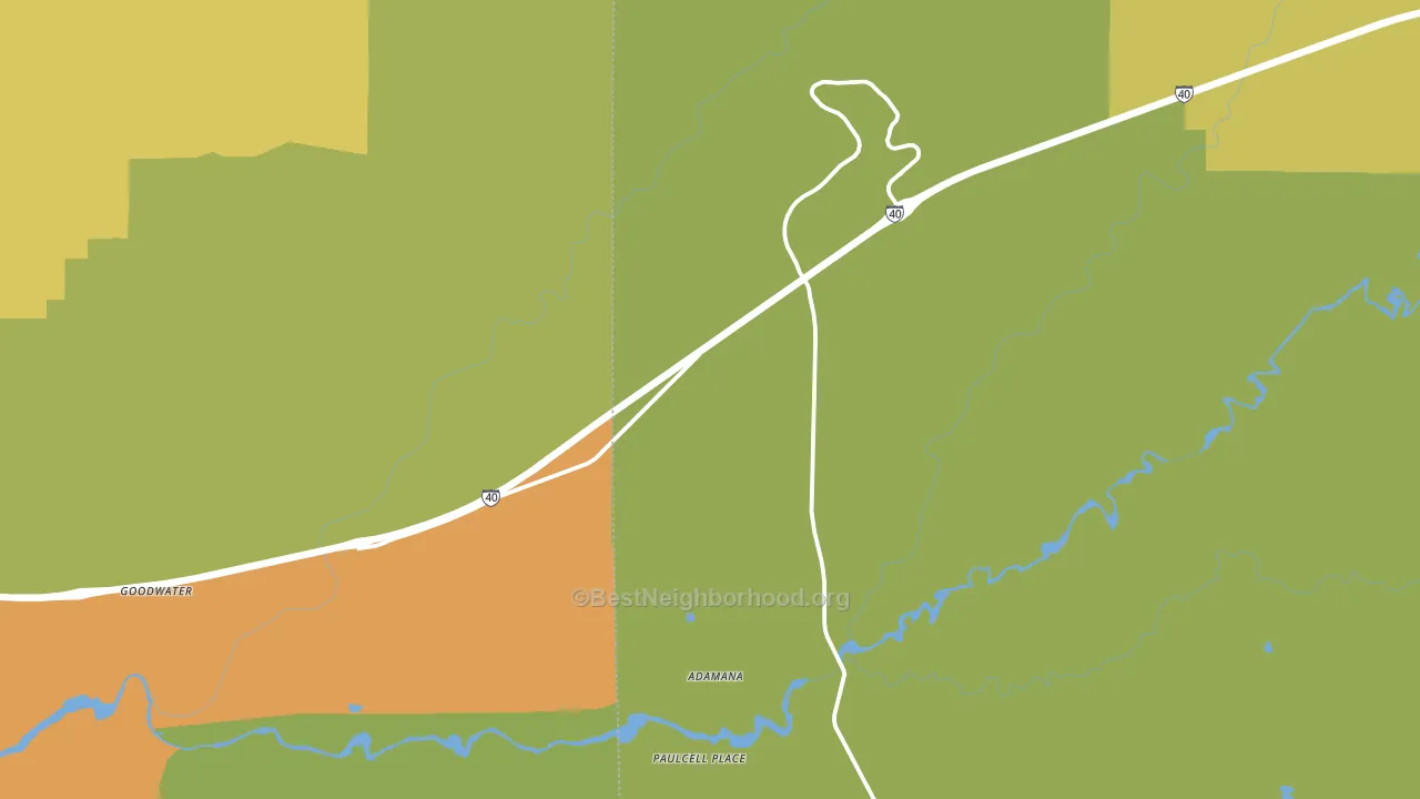 Petrified Forest Natl Pk, AZ block-group voter-turnout map