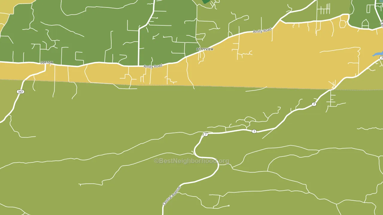 Pettyview, AR block-group voter-turnout map