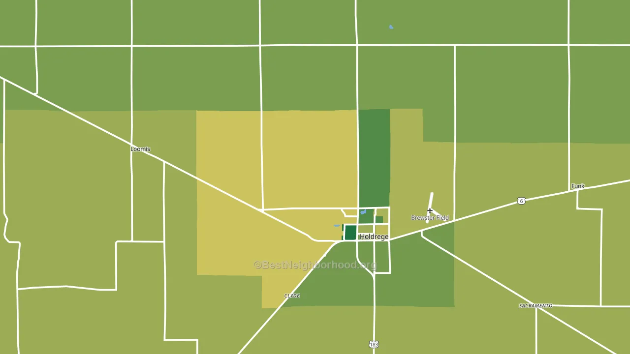 Phelps County, NE block-group voter-turnout map