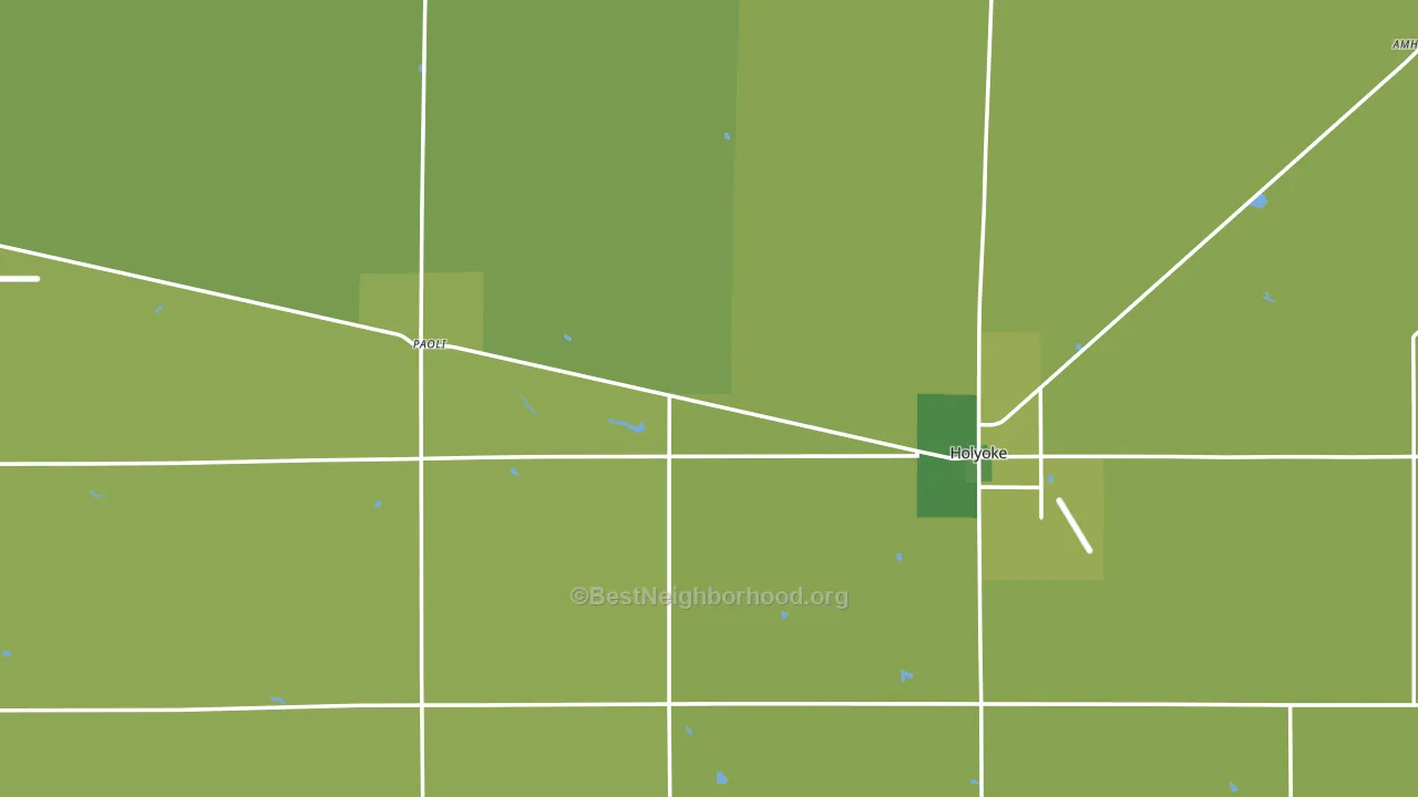 Phillips County, CO block-group voter-turnout map