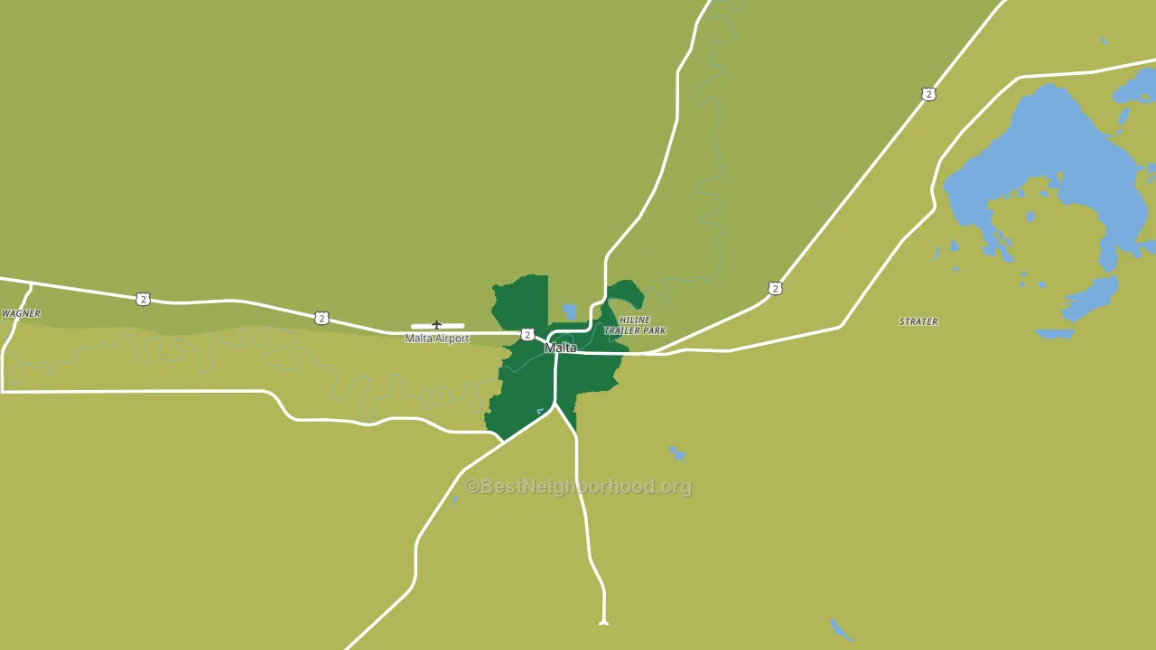 Phillips County, MT block-group voter-turnout map