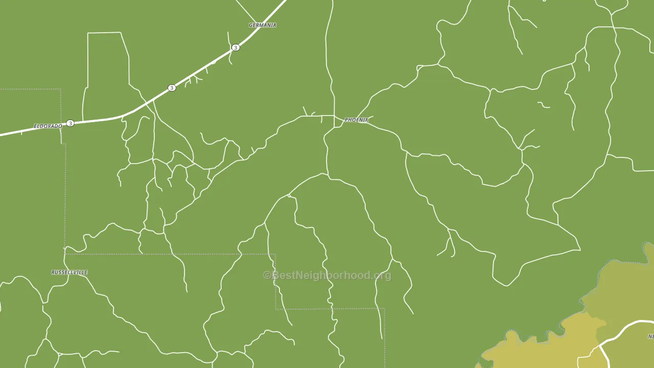 Phoenix, MS block-group voter-turnout map
