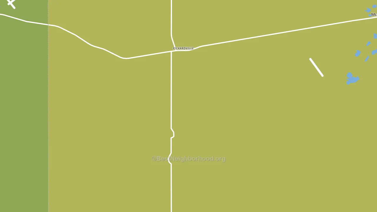 Pickardville, ND block-group voter-turnout map