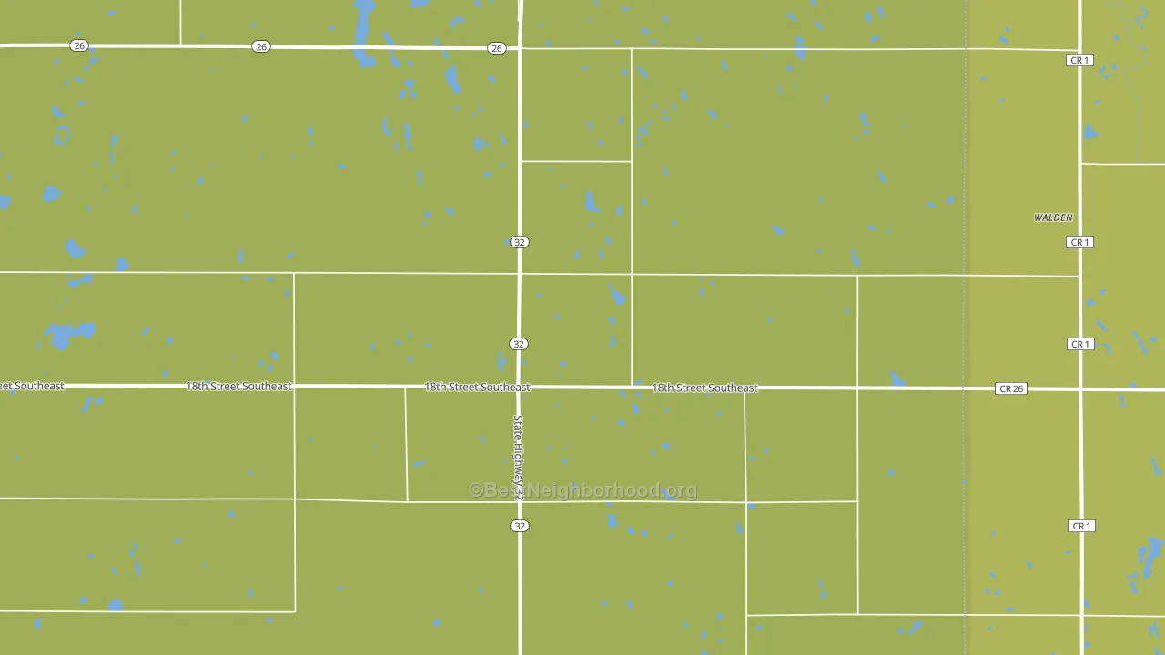 Pillsbury, ND block-group voter-turnout map