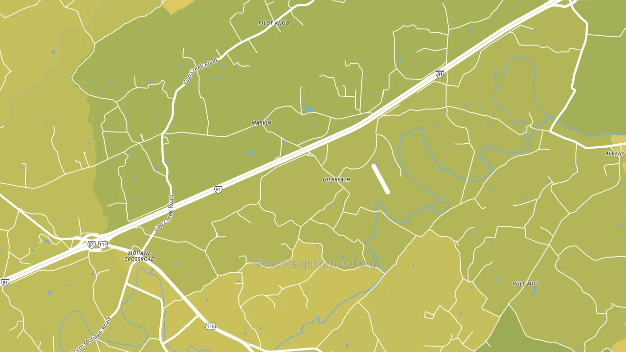 Pilot Knob, TN block-group voter-turnout map
