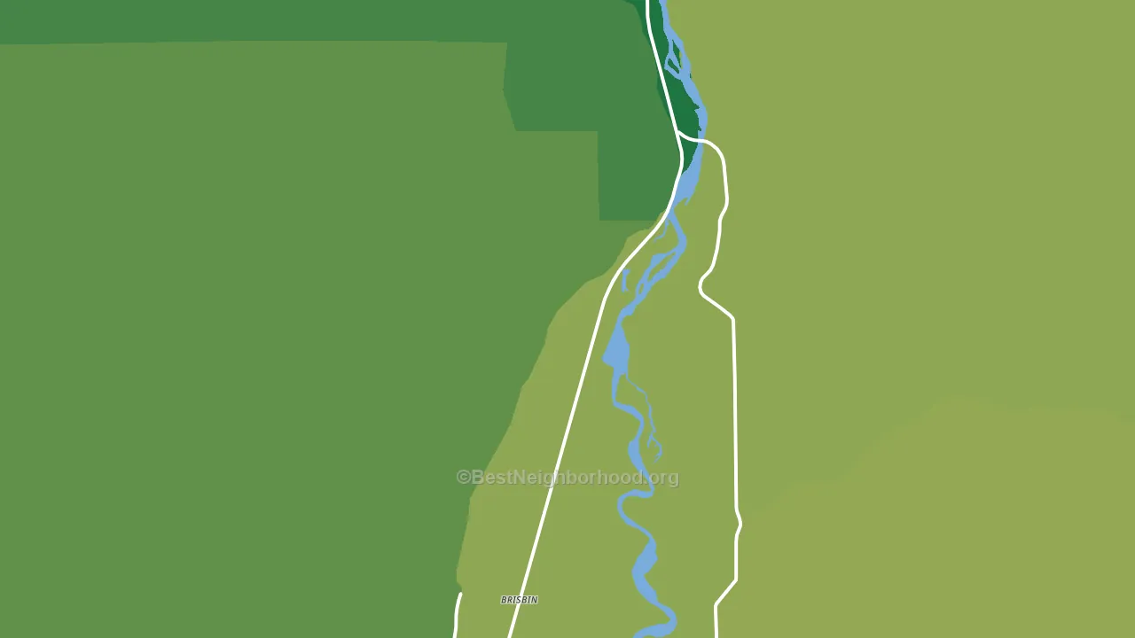Pine Creek, MT block-group voter-turnout map