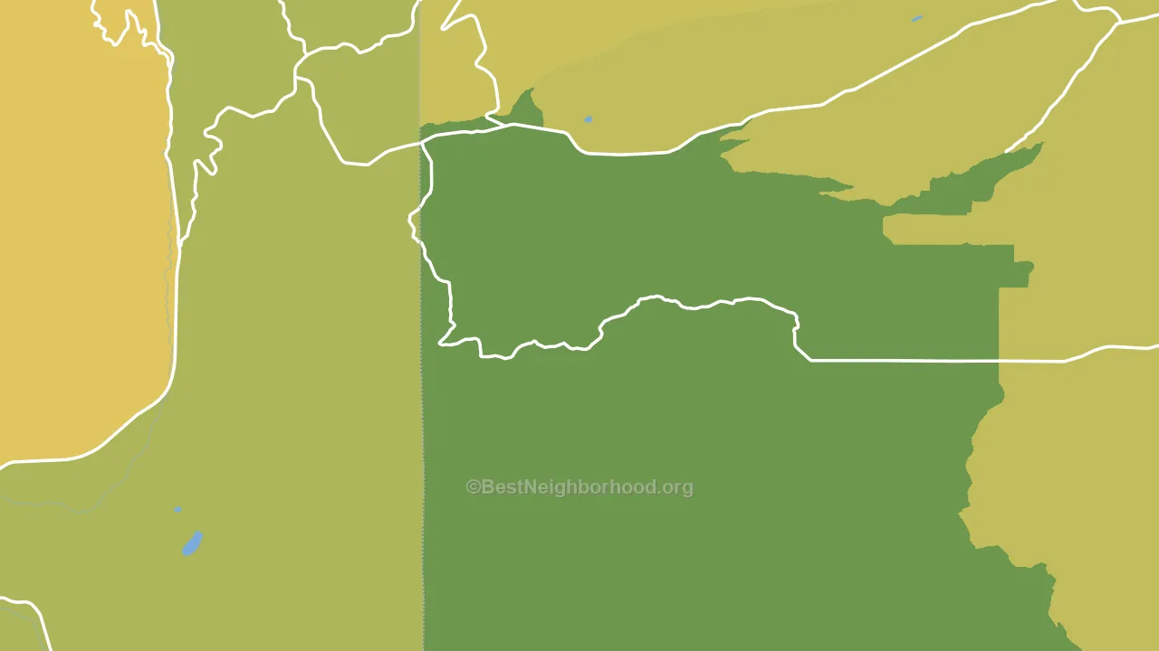 Pine Grove, OR block-group voter-turnout map