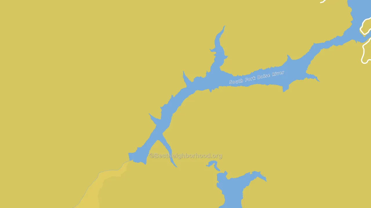 Pine, ID block-group voter-turnout map