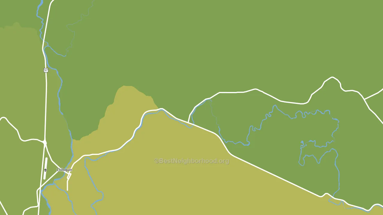 Pine Ridge, OR block-group voter-turnout map
