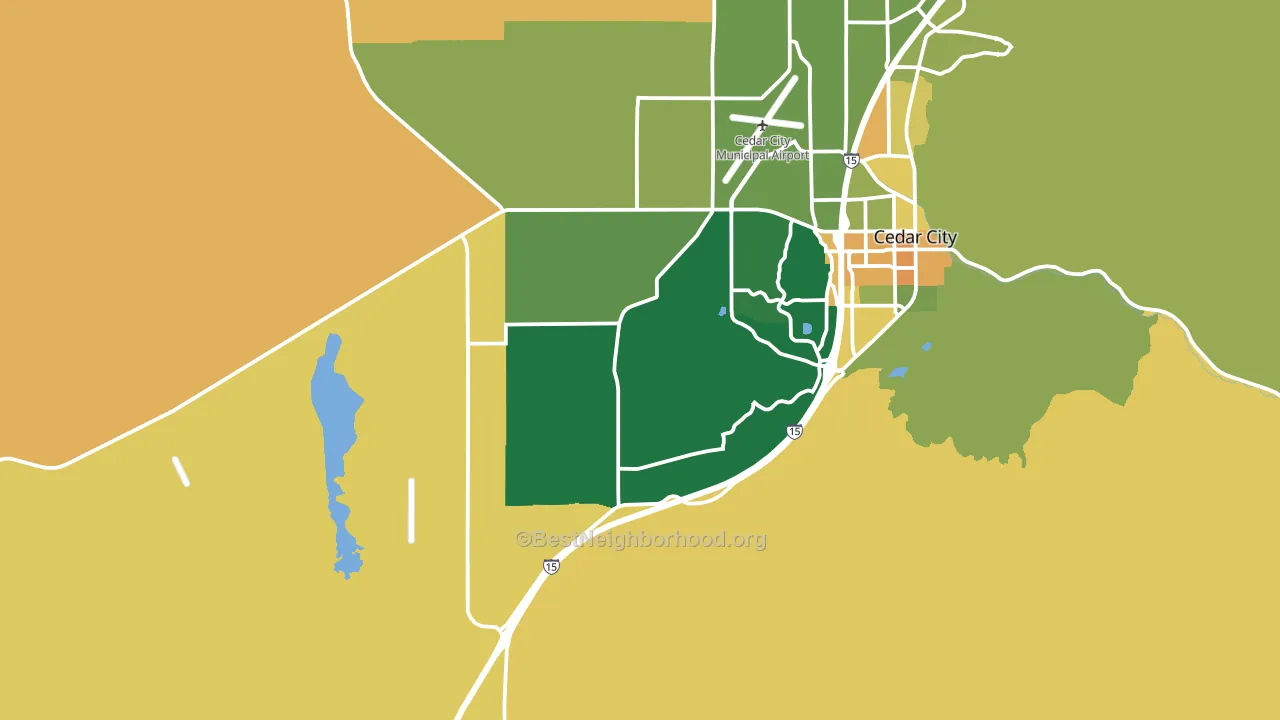 Pintura, UT block-group voter-turnout map