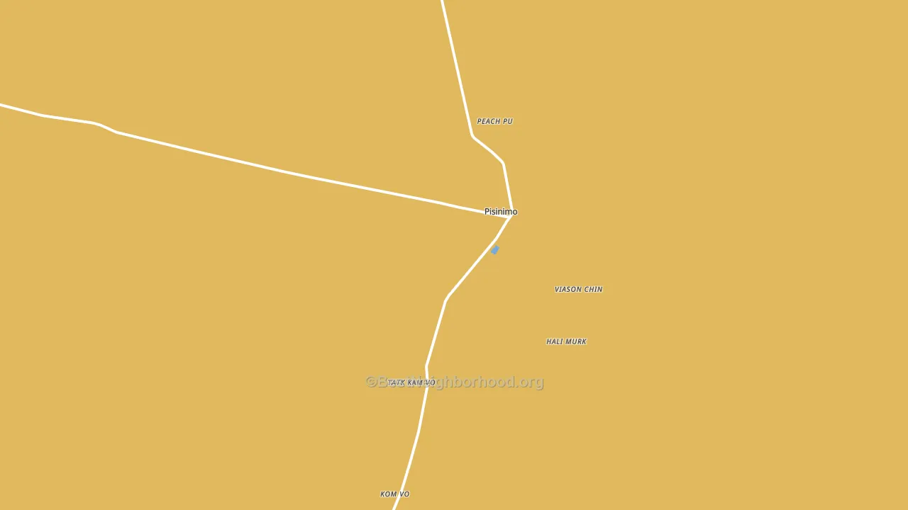 Pisinemo, AZ block-group voter-turnout map