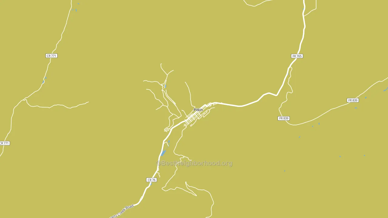 Pitkin, CO block-group voter-turnout map