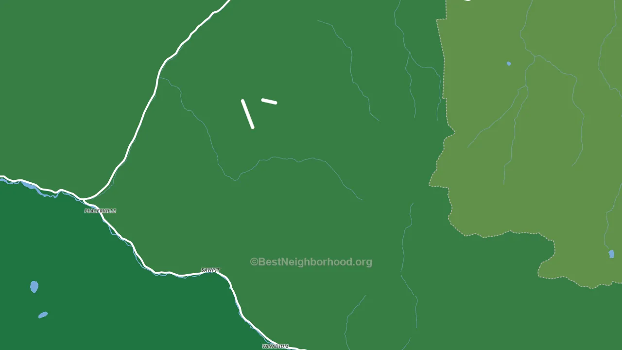 Placerville, CO block-group voter-turnout map