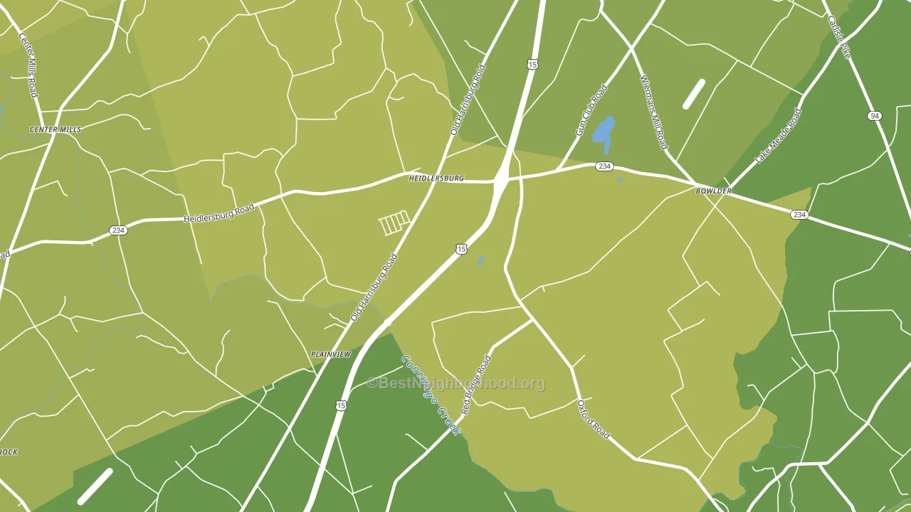 Plainview, PA block-group voter-turnout map