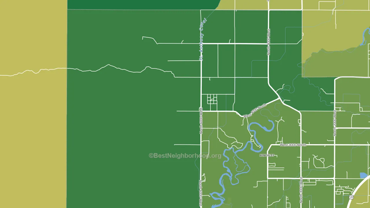 Plano, ID block-group voter-turnout map