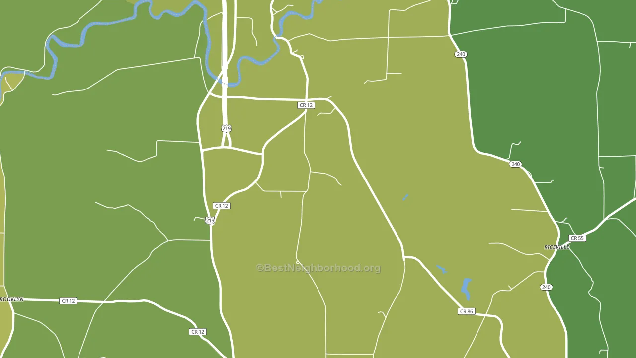 Plato, NY block-group voter-turnout map
