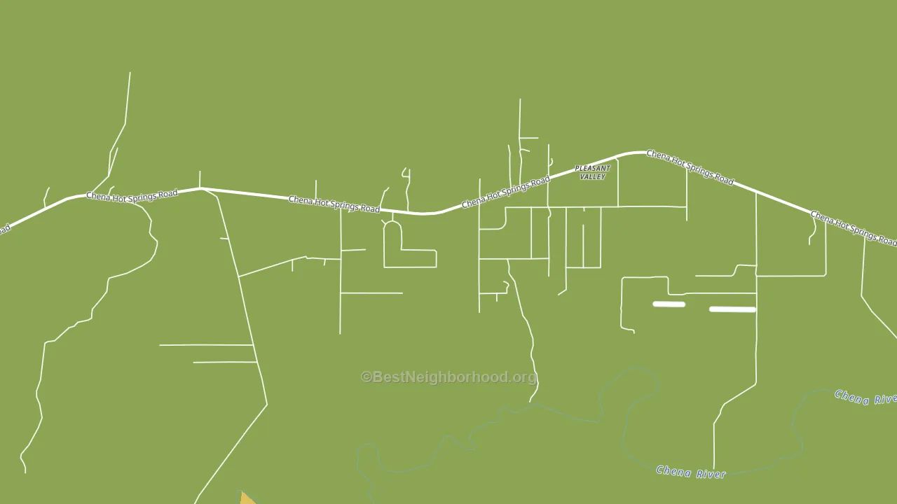 Pleasant Valley, AK block-group voter-turnout map