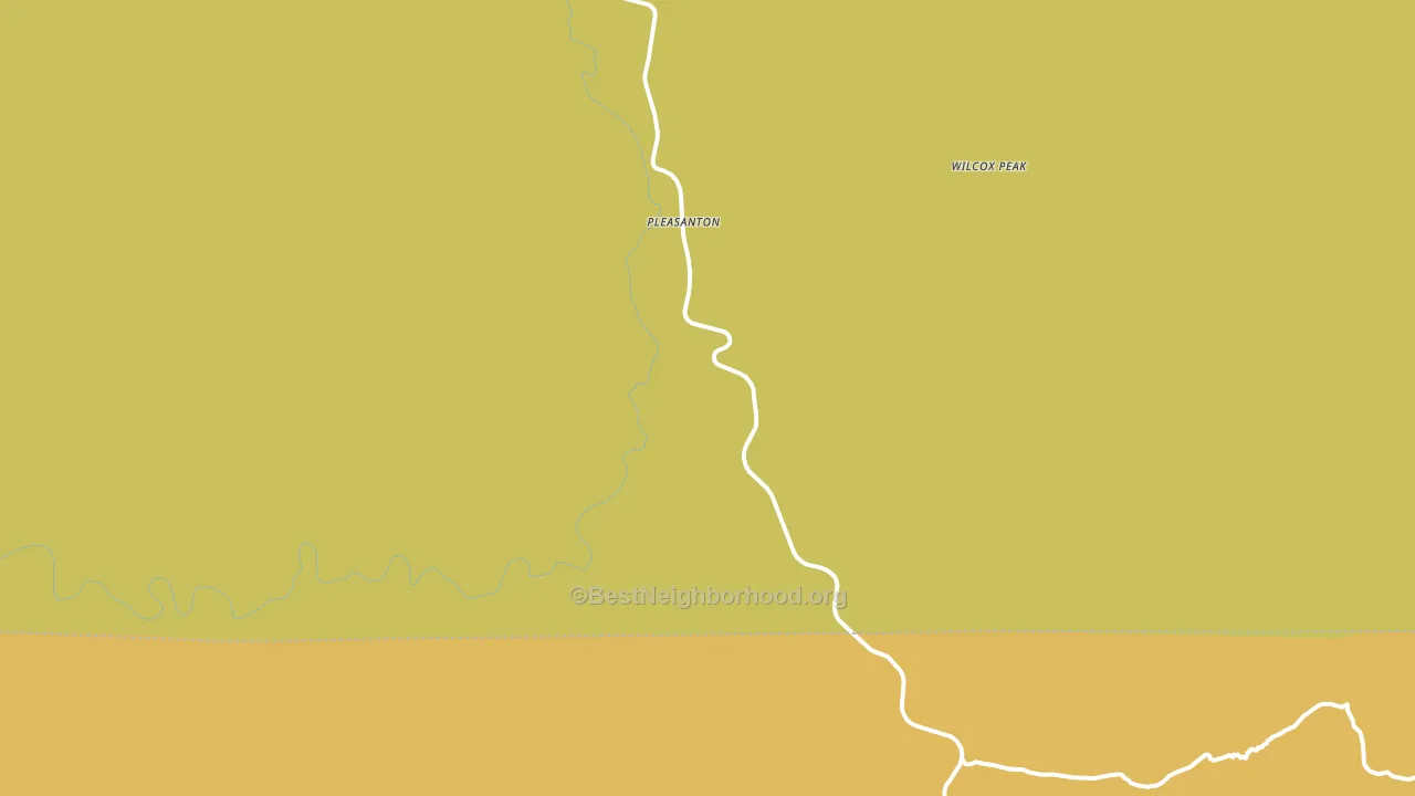 Pleasanton, NM block-group voter-turnout map