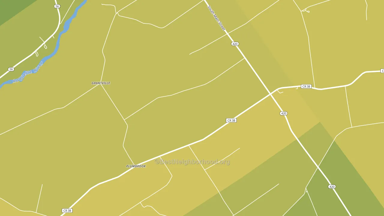 Plumbrook, NY block-group voter-turnout map