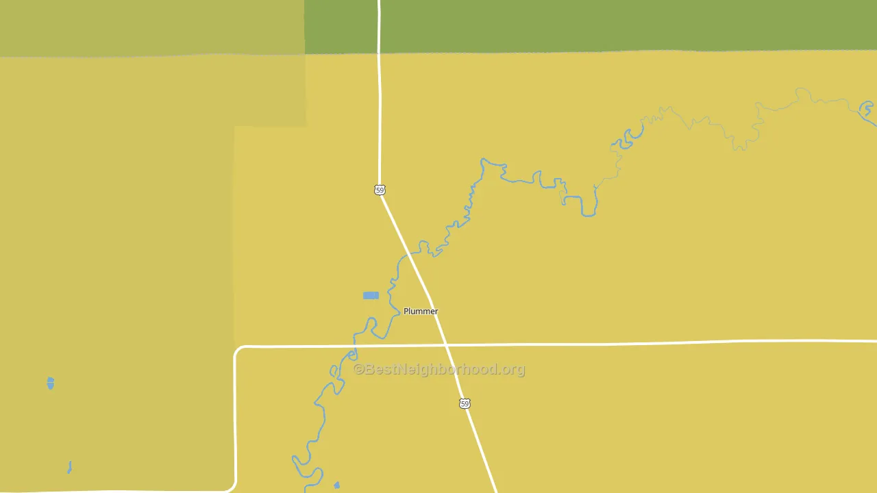 Plummer, MN block-group voter-turnout map