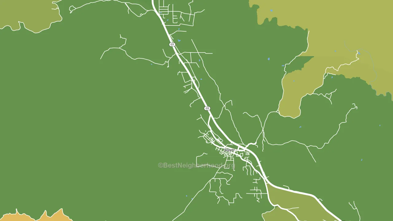 Poland Junction, AZ block-group voter-turnout map